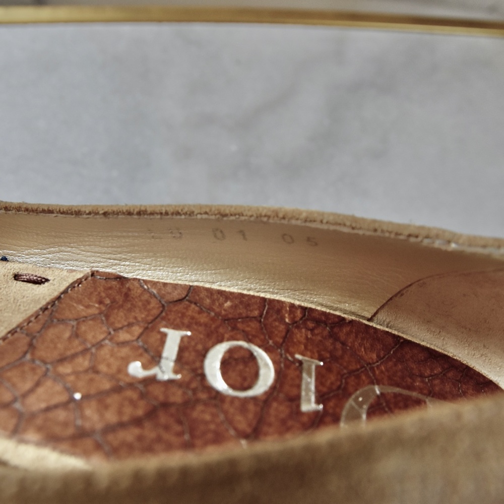 🌻Dior🌻 Suede Open-Toe Moccasin Heel - Picture 8 of 15